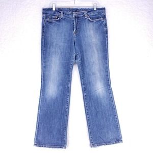 LUCKY BRAND Classic Bootleg Jeans Women Size 14/32 Mid Rise Denim Casual Pants